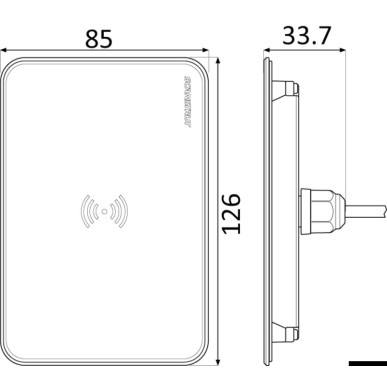 
Chargeur sans fil ROKK SUB 15W  
